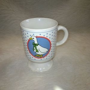 Mug Vintage, Cafe Style mug with goose
